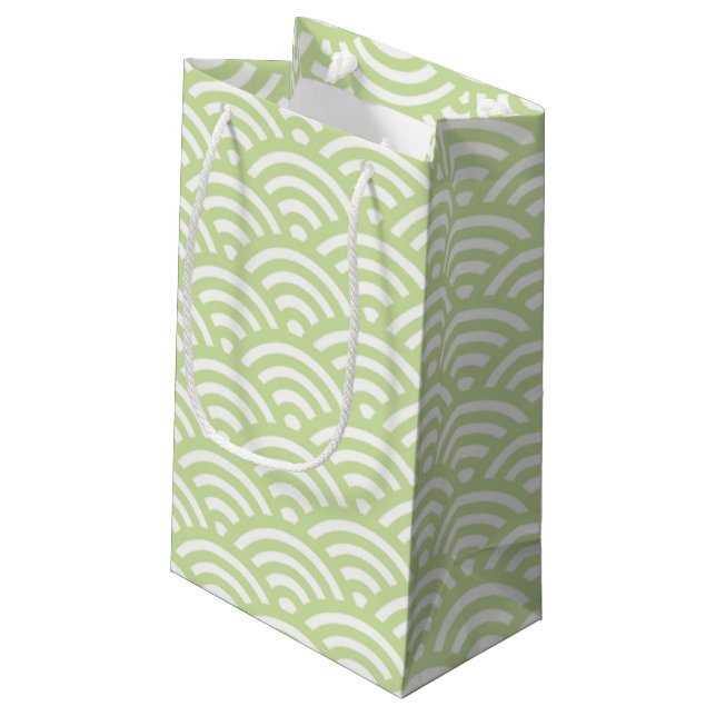 Petit Sac Cadeau Arrière - plan oriental de vague (Dos Angle)