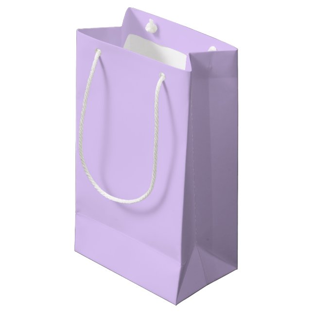 Petit Sac Cadeau Arrière - plan Plain Lilac (Devant Angle)