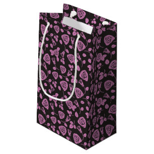 Petit Sac Cadeau Arrière - plan rose floral