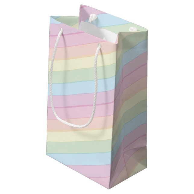 Petit Sac Cadeau Arrosage baby shower Rainbow Raindrop Cloud (Dos Angle)