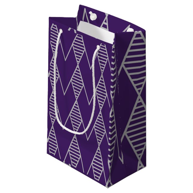 Petit Sac Cadeau Art déco (Devant Angle)