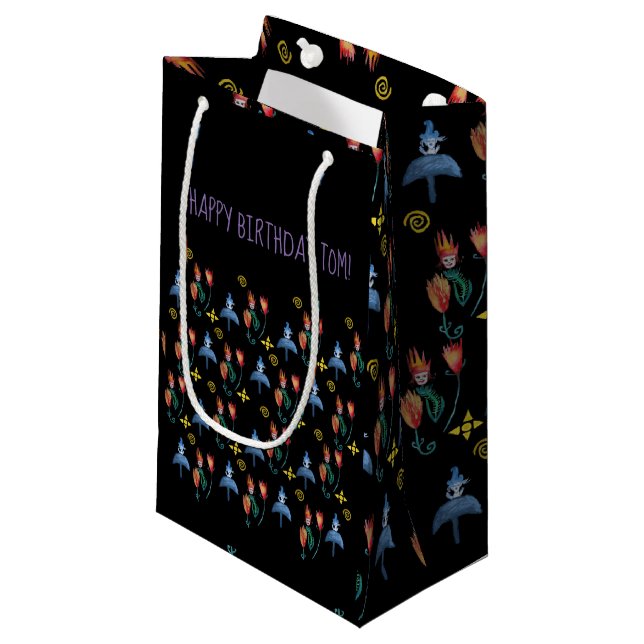 Petit Sac Cadeau Art fantastique du printemps (Devant Angle)