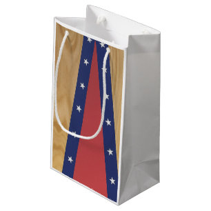 Petit Sac Cadeau Art Inspiré de l'Amérique Drapeaux, Maillots & 4