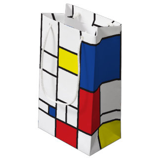 Petit Sac Cadeau Art Moderne Géométrique Minimaliste De Stijl Mondr