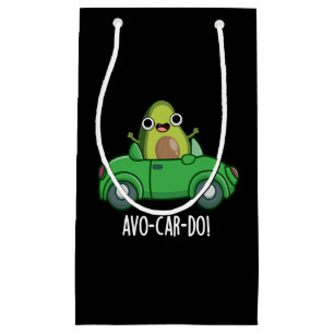 Petit Sac Cadeau Avo-car-do Blagues drôles sur l'avocat Fond sombre