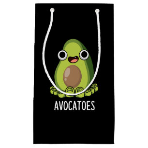 Petit Sac Cadeau Avoca-toes Blagues drôles sur l'avocat Fond sombre