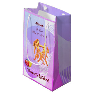 Petit Sac Cadeau Baby Gemini (21 mai - 20 juin) Les jumeaux