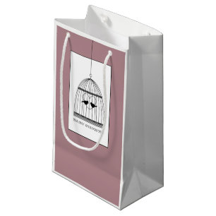 Petit Sac Cadeau Baby shower de cage cardiaque vintage