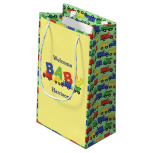 Petit Sac Cadeau Baby shower de camions