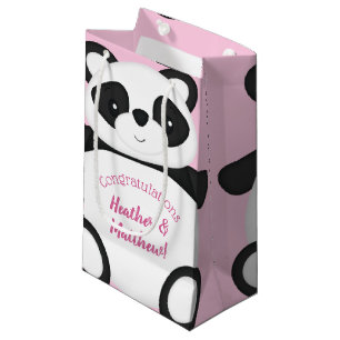 Petit Sac Cadeau Baby shower Panda Bear