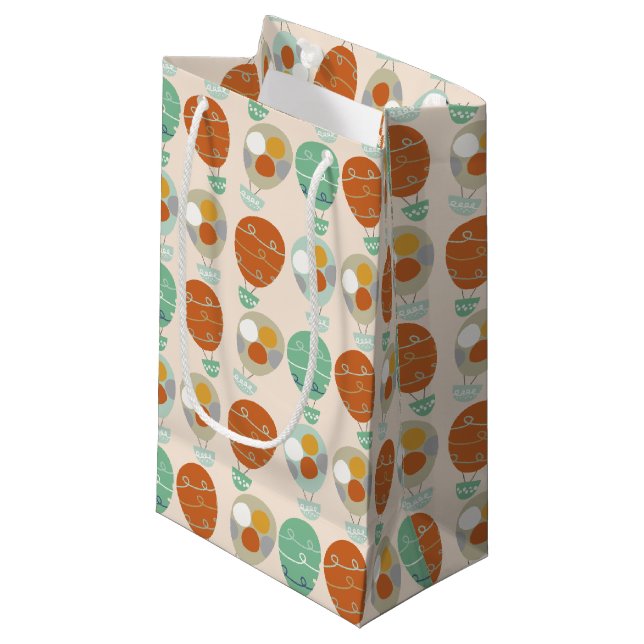 Petit Sac Cadeau Ballons Whimsical à air chaud (Devant Angle)