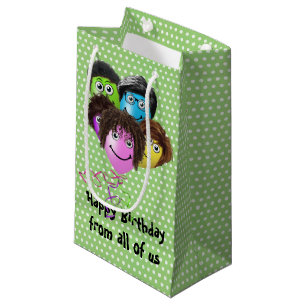 Petit Sac Cadeau Balloons de fête d'anniversaire de personnes drôle