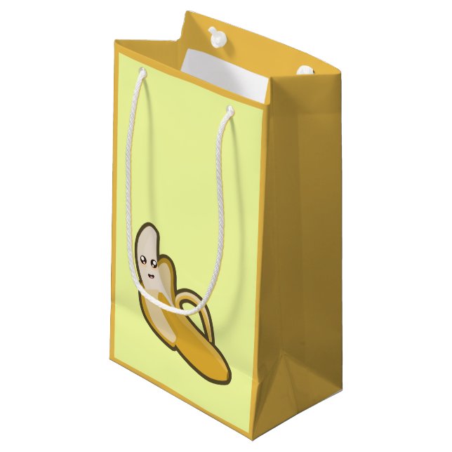 Petit Sac Cadeau Banane de Kawaii (Devant Angle)