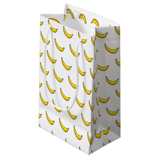 Petit Sac Cadeau Bananes (Devant Angle)