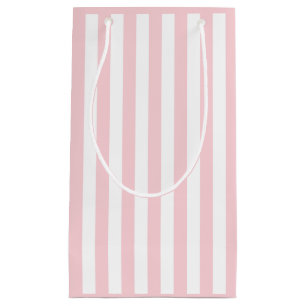 Petit Sac Cadeau Bande rose et blanche millénaire