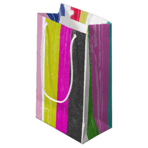 Petit Sac Cadeau Bandes verticales