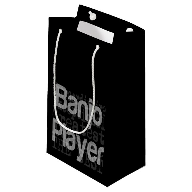 Petit Sac Cadeau Banjo Player Extraordinaire (Devant Angle)