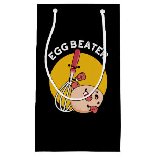 Petit Sac Cadeau Bateau d'oeuf amusant jeu de boxe BG foncé
