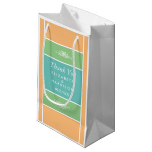 Petit Sac Cadeau Bâtiment Pastel moderne - Couleurs tropicales - Ma