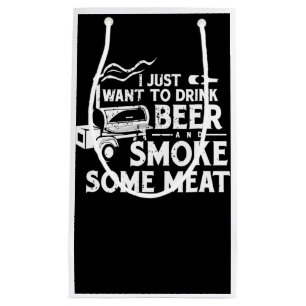 Petit Sac Cadeau BBQ Fumer Pitmaster Cadeau Boire Bière Fumer Viand