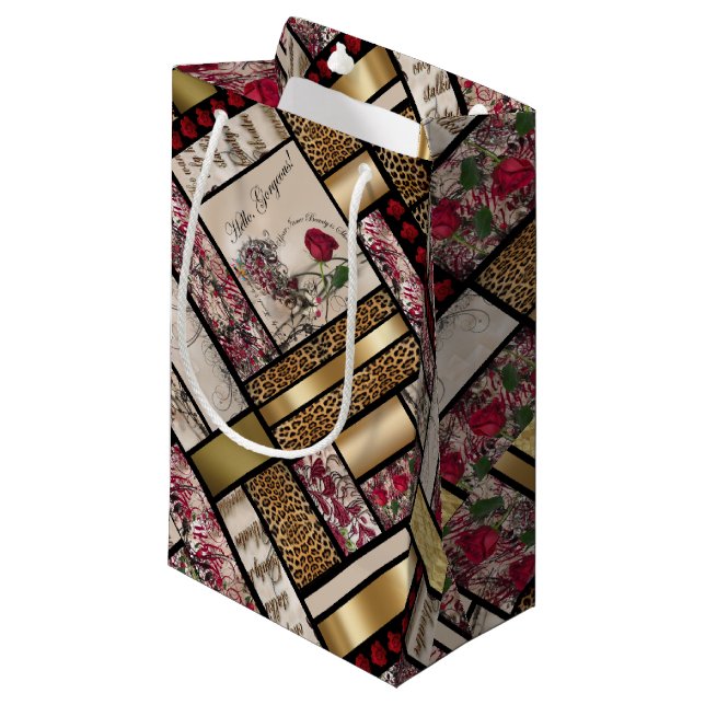 Petit Sac Cadeau Beauté intérieure magnifique (Devant Angle)