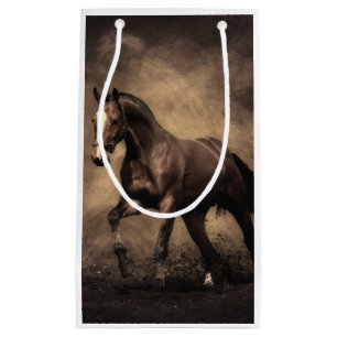 Petit Sac Cadeau Beautiful horse throw pillow
