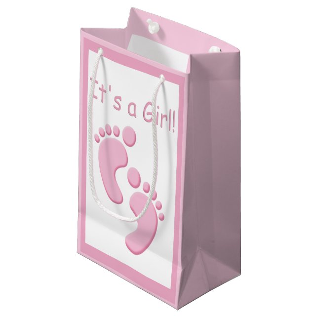 Petit Sac Cadeau Bébé Girl Little Feed Nouveau bébé SGB (Devant Angle)