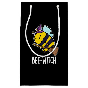 Petit Sac Cadeau Bee-sorcière Funny Bee Pun Dark BG