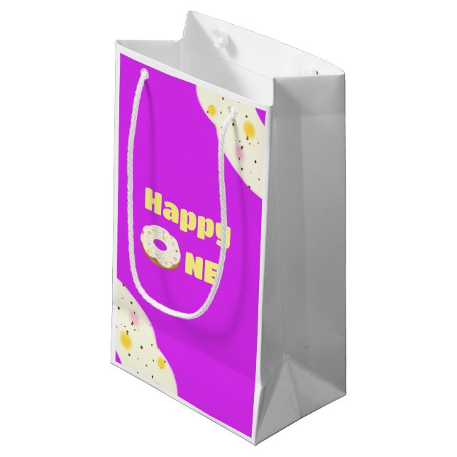 Petit Sac Cadeau Beignet délicieux (Devant Angle)