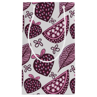 Petit Sac Cadeau Berry chic et Motif de fruits