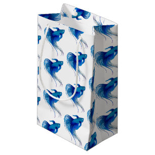 Petit Sac Cadeau Bêta bleu