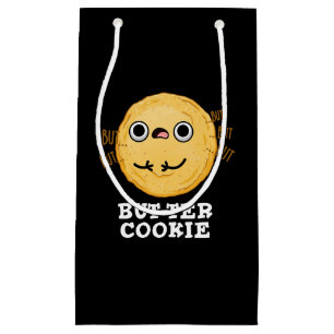 Petit Sac Cadeau Beurre Cookie Funny Food Pun Dark BG