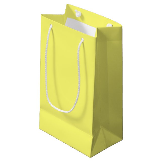 Petit Sac Cadeau Beurre jaune (Devant Angle)