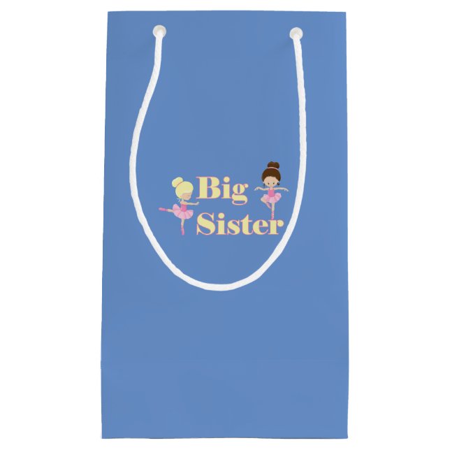 Petit Sac Cadeau Big Soeur Ballerina (Devant)