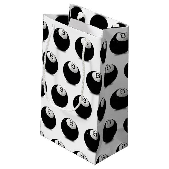 Petit Sac Cadeau billard huit boules (Dos Angle)