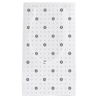 Petit Sac Cadeau Bitcoin Polka Dots Gift Bag (Small)