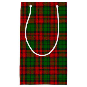 Petit Sac Cadeau Blackwatch Campbell Tartan Red Green Plaid