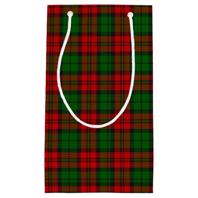 Petit Sac Cadeau Blackwatch Campbell Tartan Red Green Plaid (Devant)