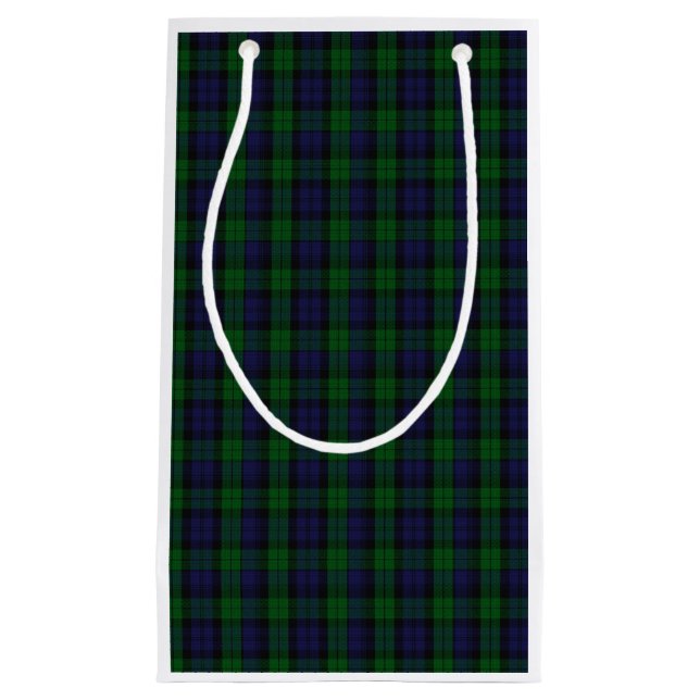 Petit Sac Cadeau Blackwatch Tartan (Devant)