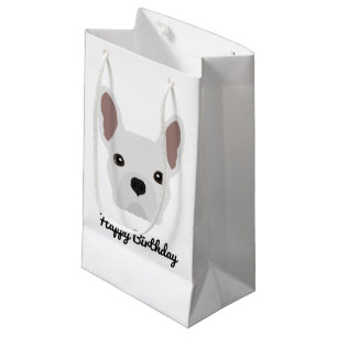 Petit Sac Cadeau Blancs mignons Chien-taureau