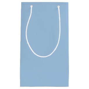 Petit Sac Cadeau Bleu doux d'hiver