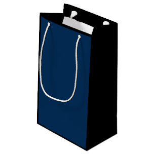 Petit Sac Cadeau Bleu marine uni moderne club de supporters d'équip