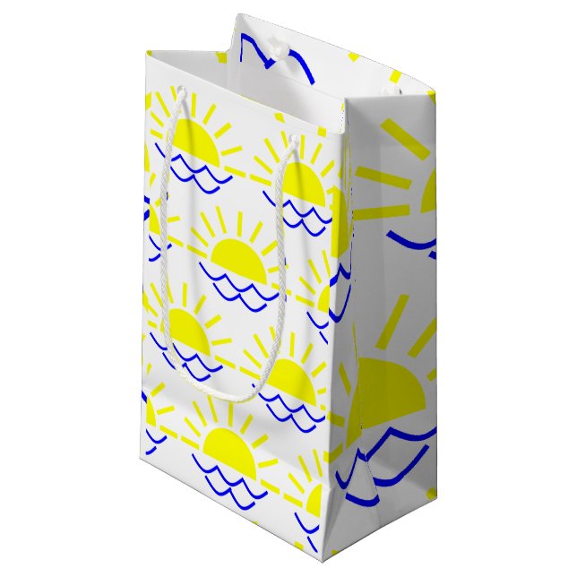 Petit Sac Cadeau Boho Sun (Devant Angle)