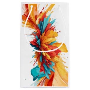 Petit Sac Cadeau Boîte à cadeaux d'explosion de couleur générée par