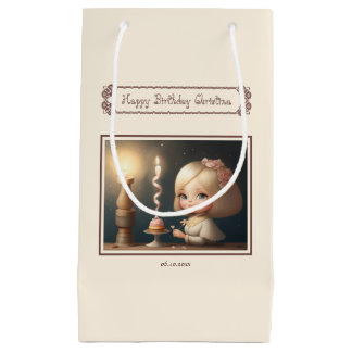 Petit Sac Cadeau Bonne fille anniversaire 01