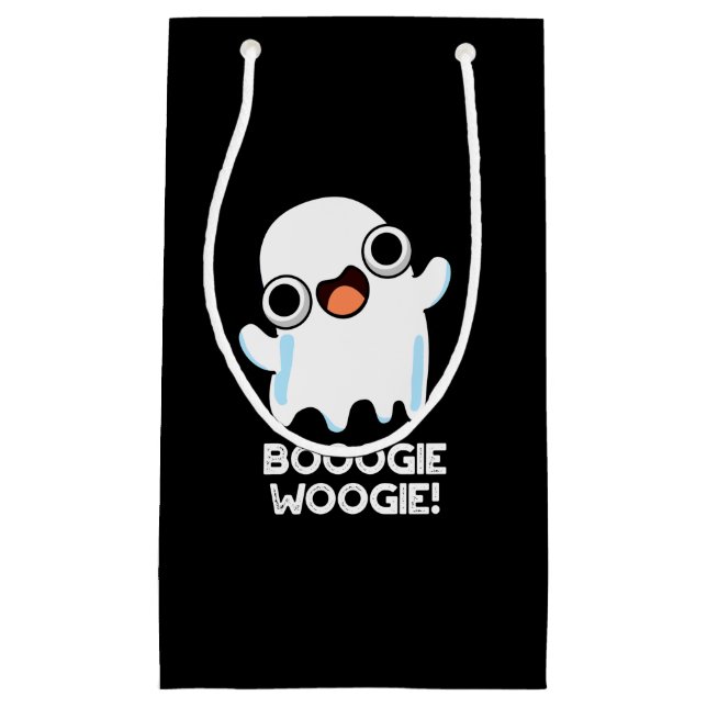 Petit Sac Cadeau Booogie Woogie Funny Musique Ghost Pun Dark BG (Devant)