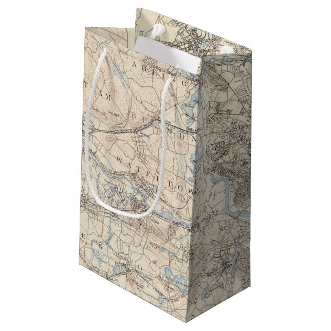 Petit Sac Cadeau Boston, le Massachusetts (Dos Angle)