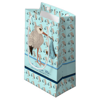 Petit Sac Cadeau Bouche classique (bleu) 2