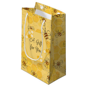 Petit Sac Cadeau Bourdonnement d'abeilles Abeilles à miel Mignonnes