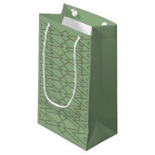 Petit Sac Cadeau Bowties vertes